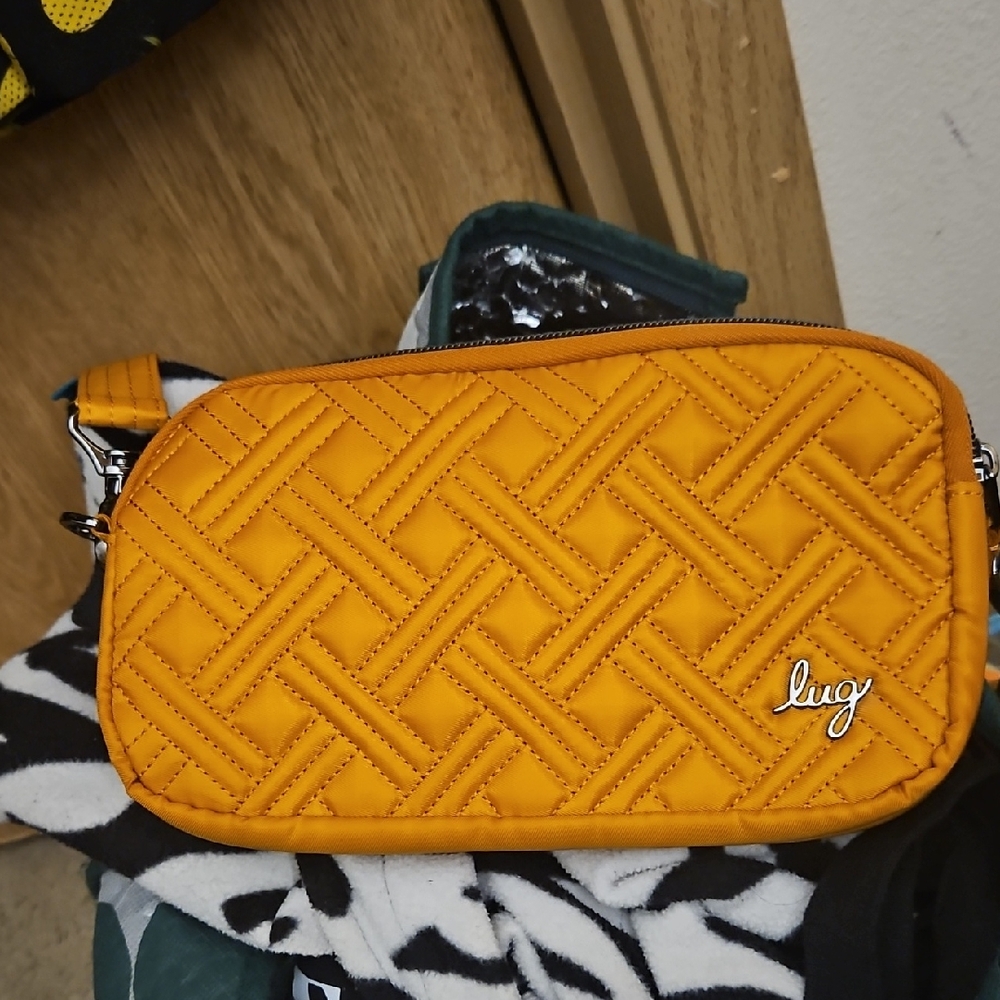 Lug Quilted RFID Coupe XL Crossbody/convertible Belt Bag. Adjustable Strap.